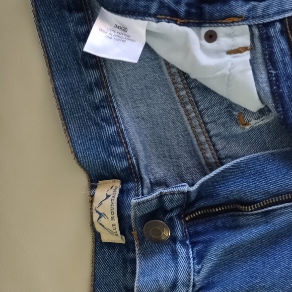 Blue Mountain 34X30 Blue Jeans - Picture 2 of 3